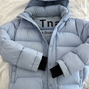 Aritzia Super Puff Light Blue